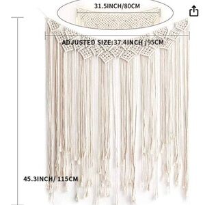 3qty-Gute Macrame Wall Hanging- 37”- 45”